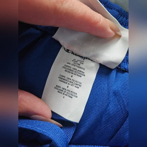 🆕️MENS- Champion Blue Athletic Shorts - Picture 7 of 9